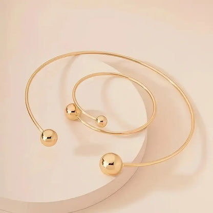 Gold Glow™ Armband-Set von Rose & Oliver, zarte Armbänder mit Goldfinish, ideal für elegante Accessoires.
